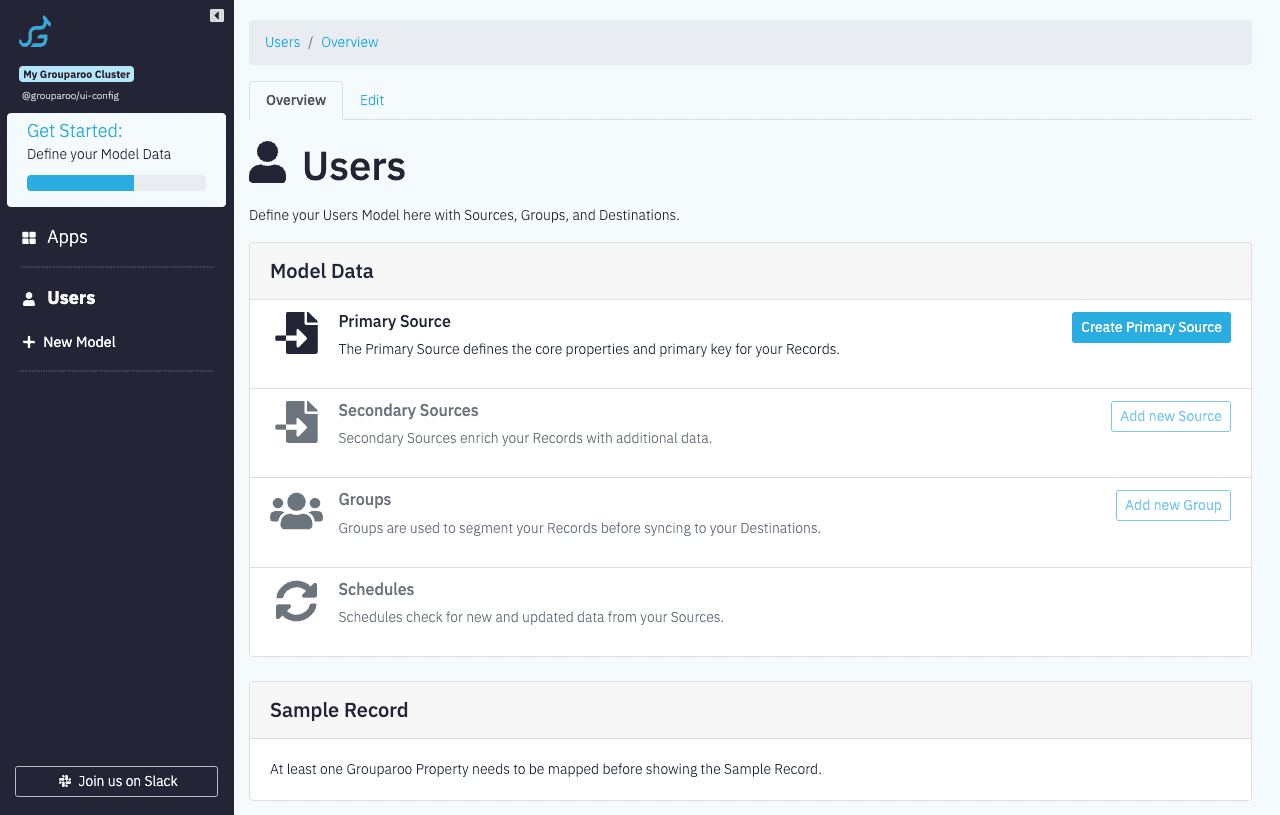 UI Config: Add Model