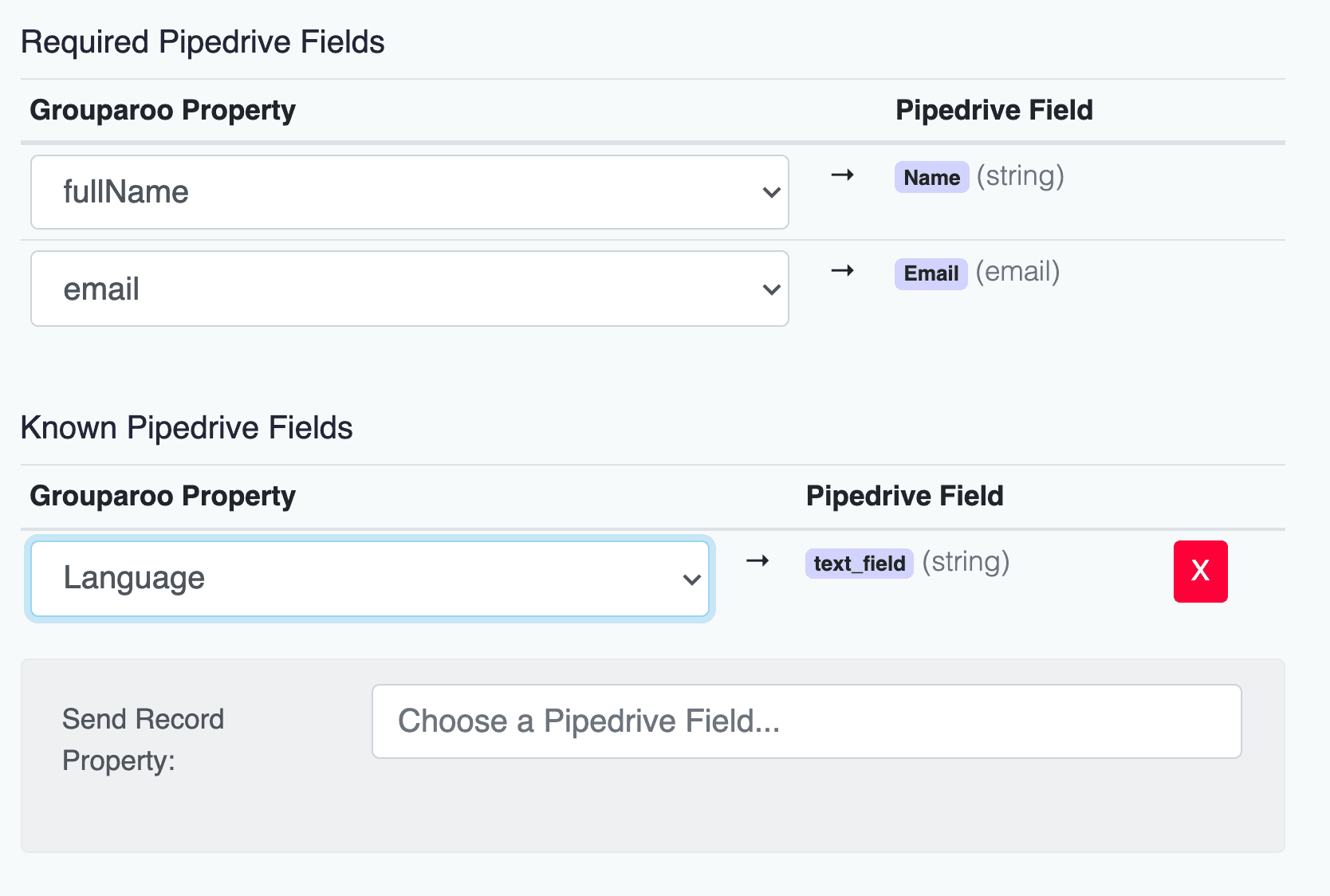 Pipedrive Export Contacts Record Data